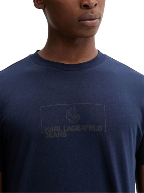 T-shirt in cotone con logo Karl Lagerfeld jeans | A4M17020310